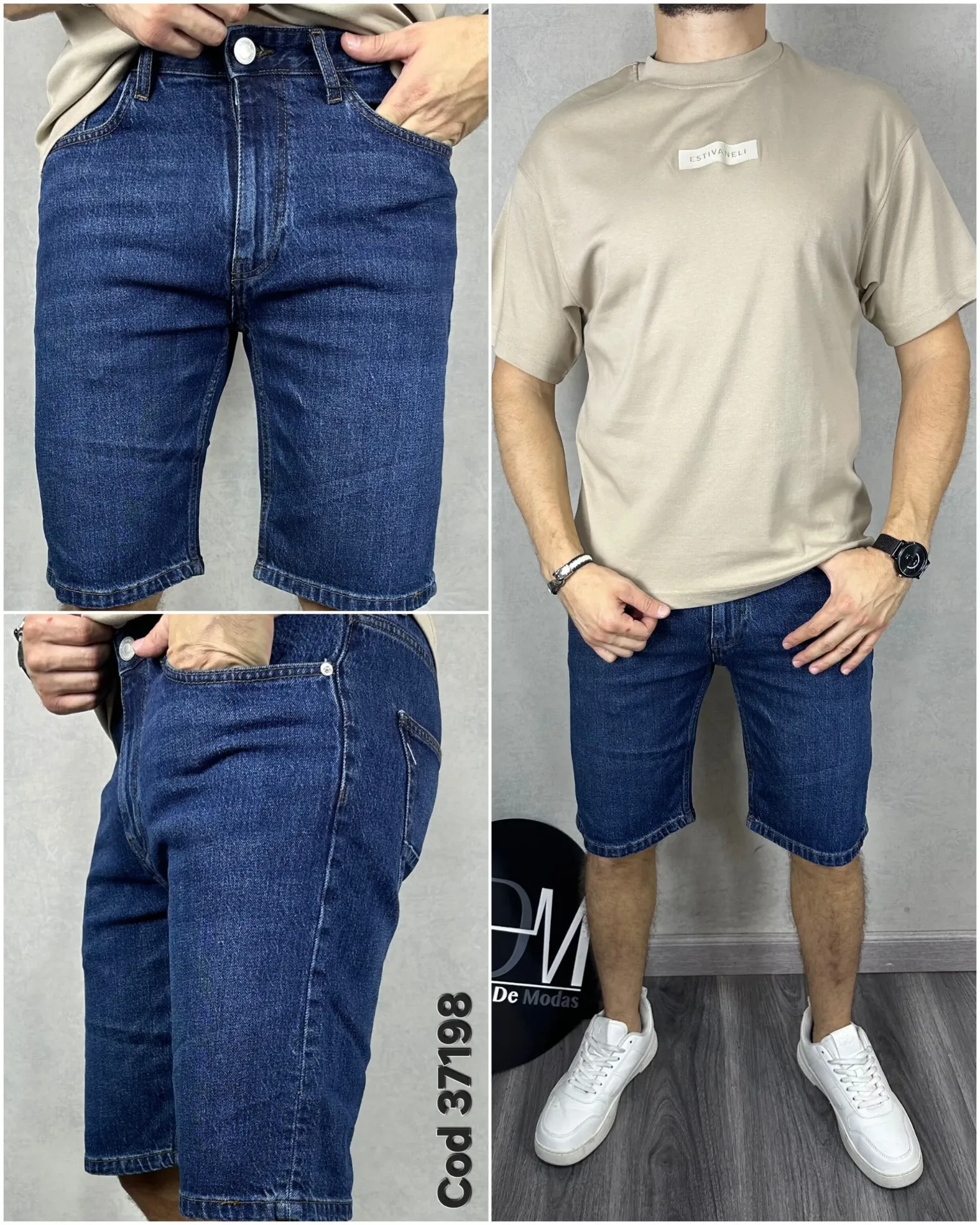 Bermuda relaxed slim fit estivaneli 37198