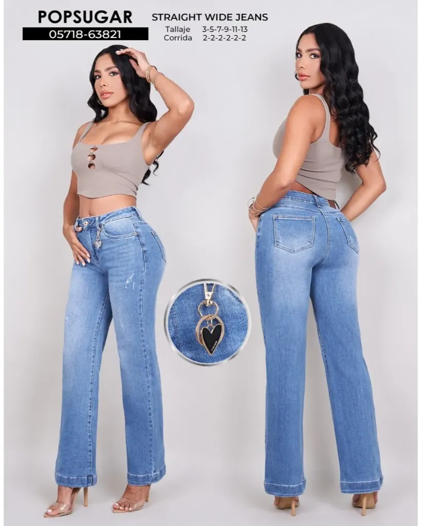 Jeans straight popsugar 63821