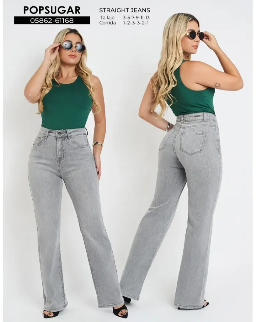 Jeans straight popsugar 61168