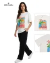 Franela estampada oversize estivaneli 84554