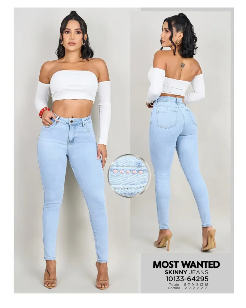 Jeans skinny mostwanted 64295