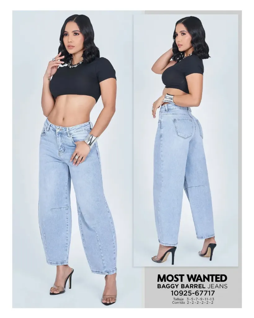 [JND67717M3] Jeans baggy barrel mostwanted 67717 (3)