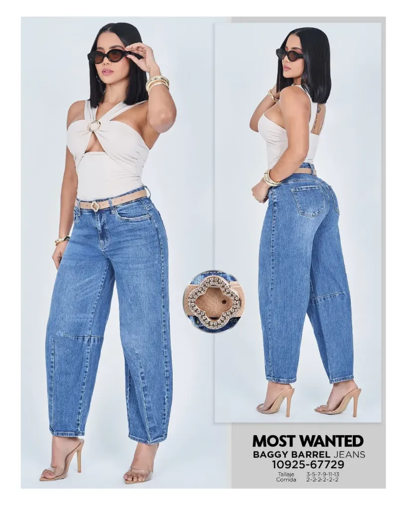 Jeans baggy barrel mostwanted 67729