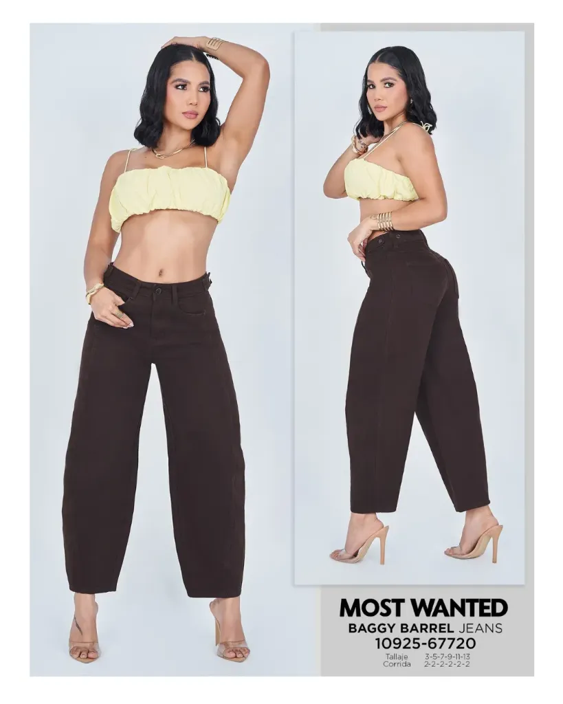Jeans baggy barrel ajustable mostwanted 67720
