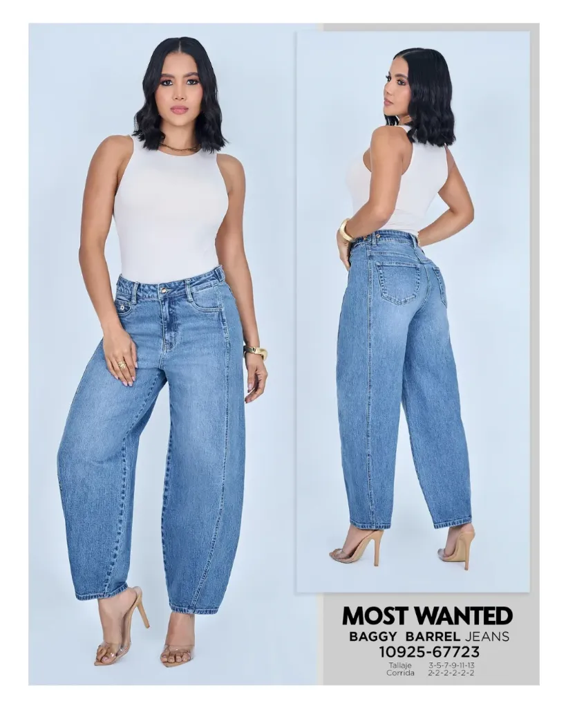 [JND67723M3] Jeans baggy barrel ajustable mostwanted 67723 (3)