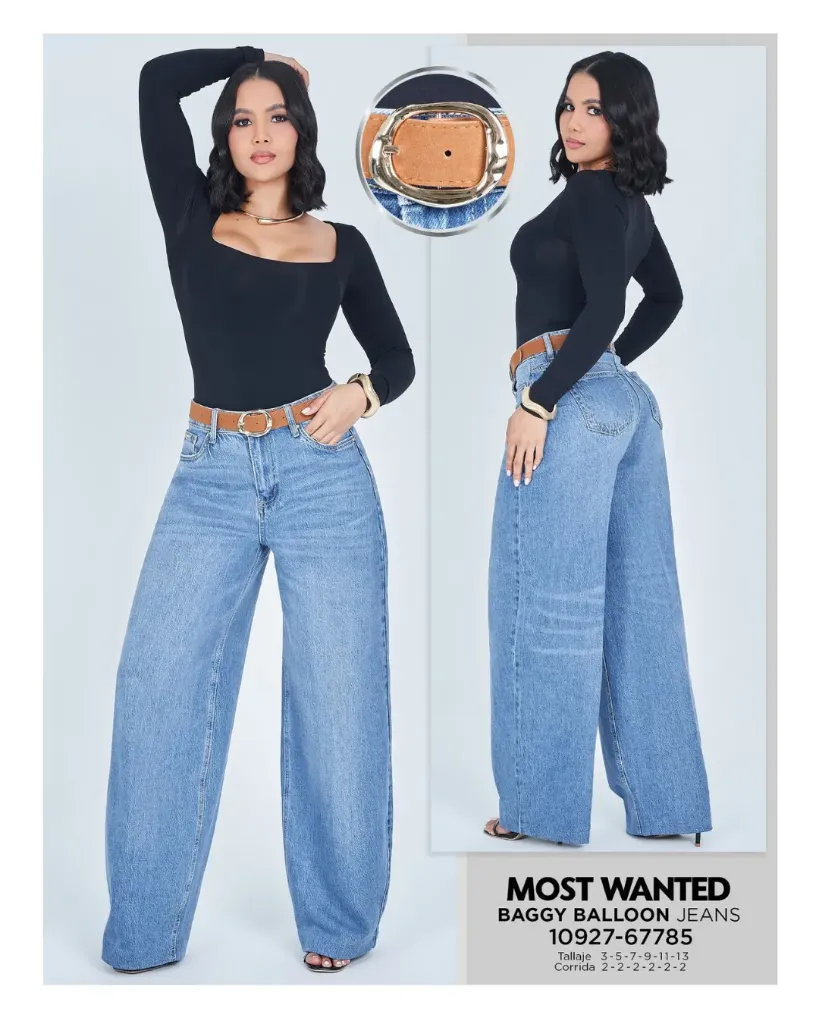 Jeans baggy balloon c/correa mostwanted 67785