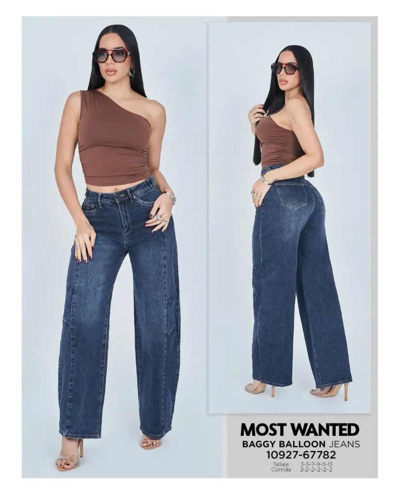Jeans baggy ballon ajustable mostwanted 67782
