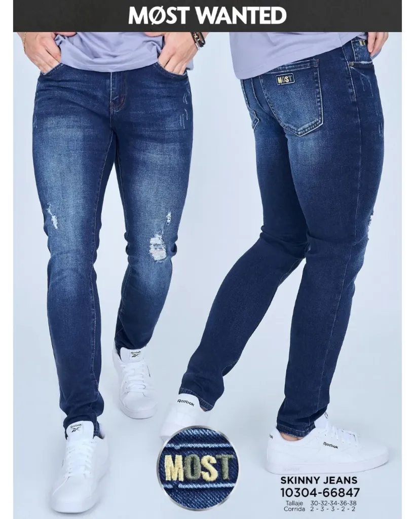 [JN66847M30] Jeans skinny mostwanted 66847 (30)