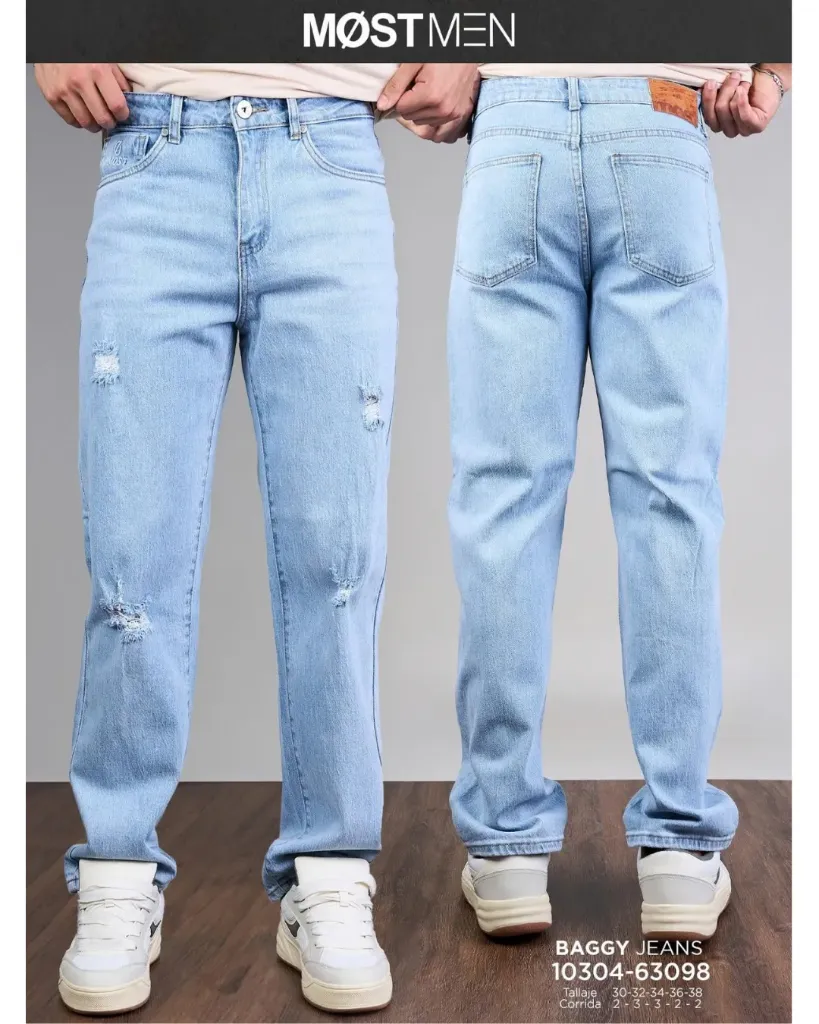 [JN63098M30] Jeans baggy mostwanted 63098 (30)