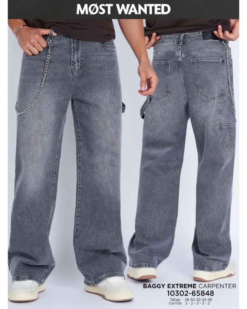 [JN65848M28] Jeans extreme baggy mostwanted 65848 (28)