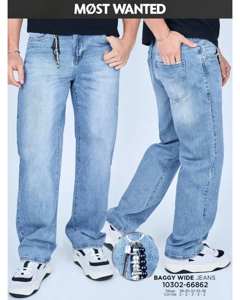 [JN66862M28] Jenas baggy wide mostwanted 66862 (28)