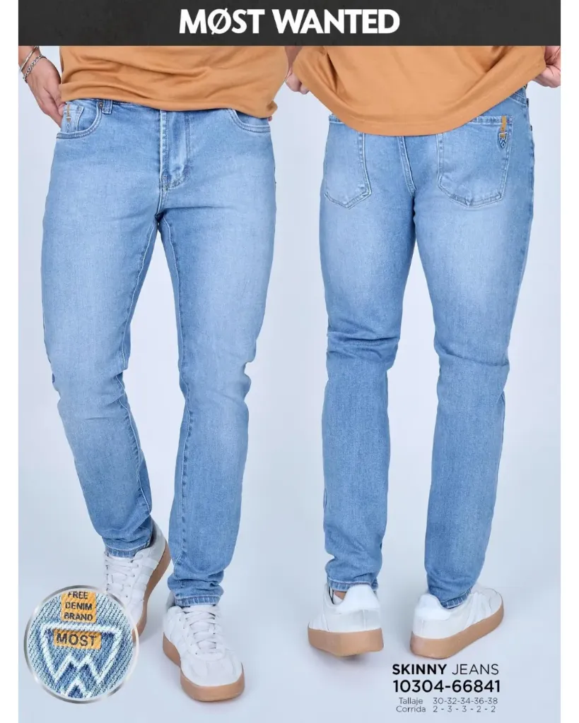 [JN66841M30] Jeans skinny mostwanted 66841 (30)