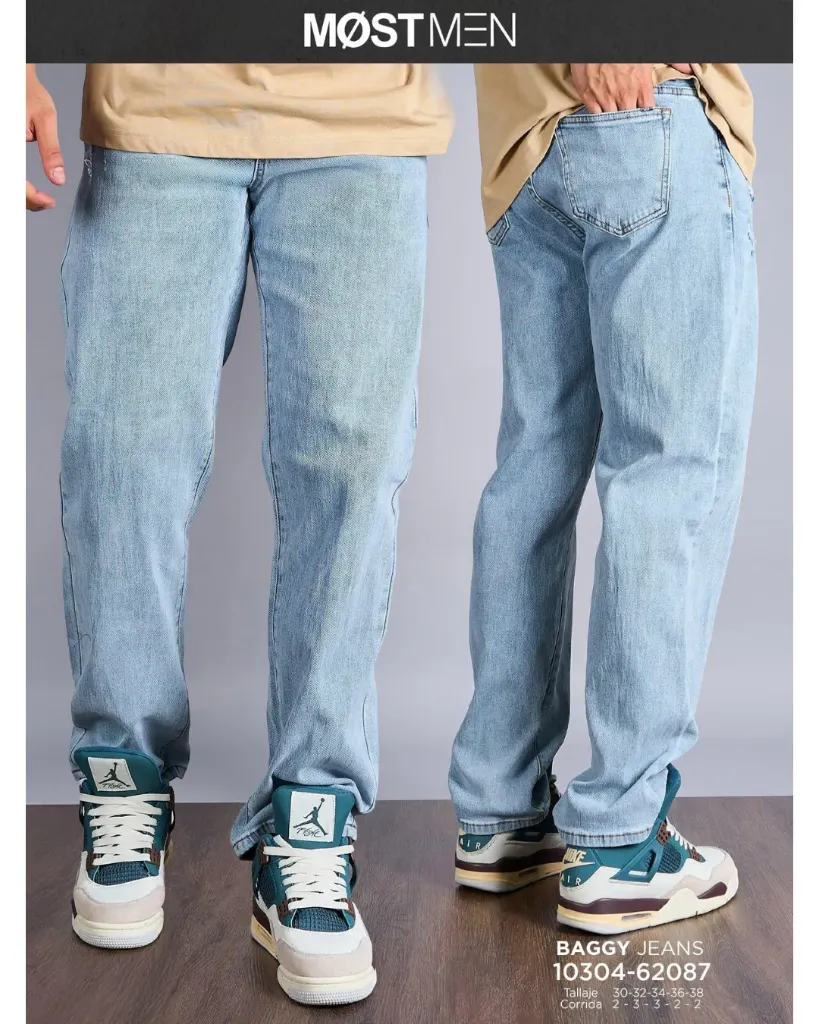 [JN62087M30] Jeans baggy loose mostwanted 62087 (30)