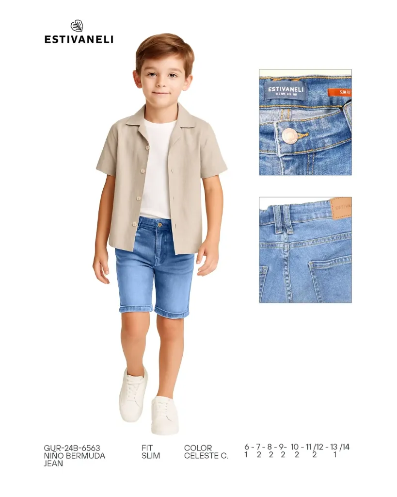 Bermuda slim estivaneli 6563