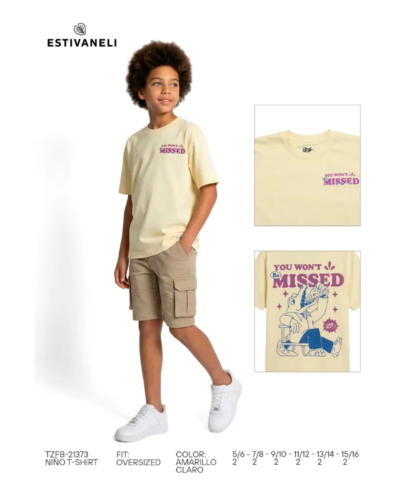 Franela estampada estivaneli 21374