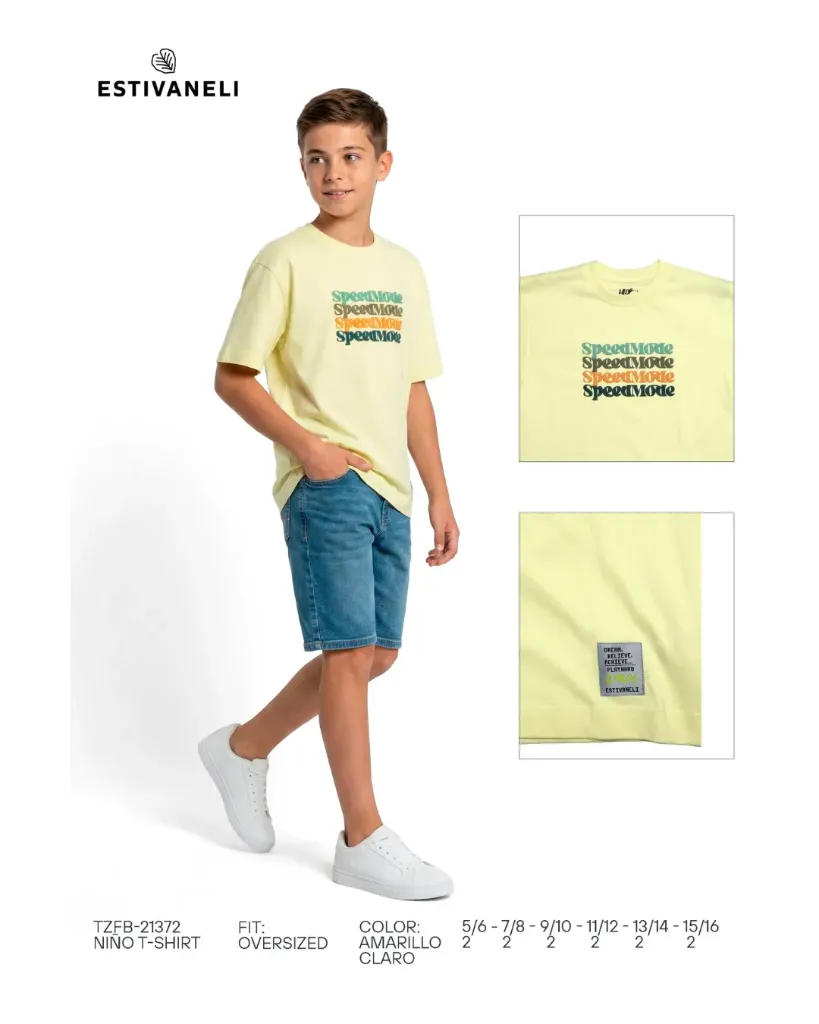Franela estampada estivaneli 21371