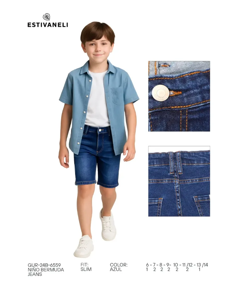 Bermuda slim estivaneli 6559