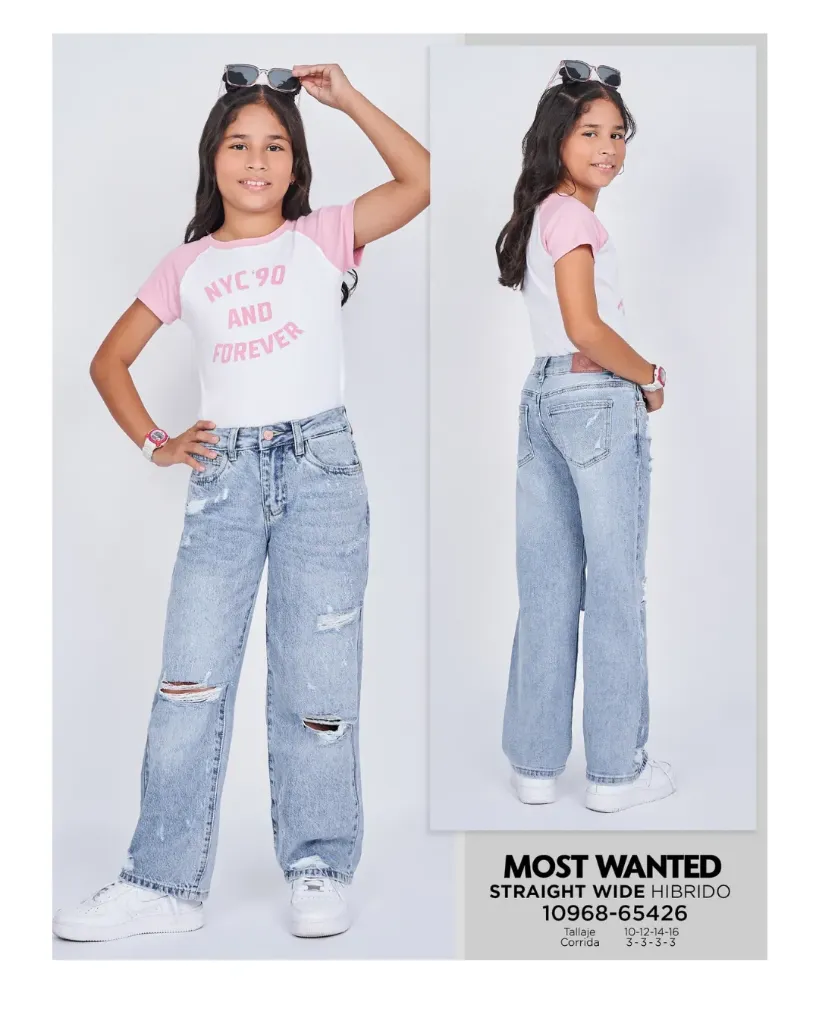 [JNN65426M16] Jeans straight wide hibrido 65426 (16)