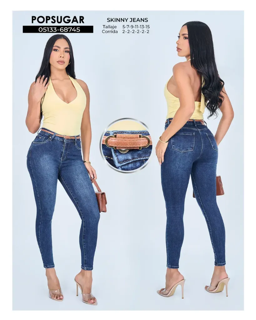 Jeans skinny c/correa popsugar 68745