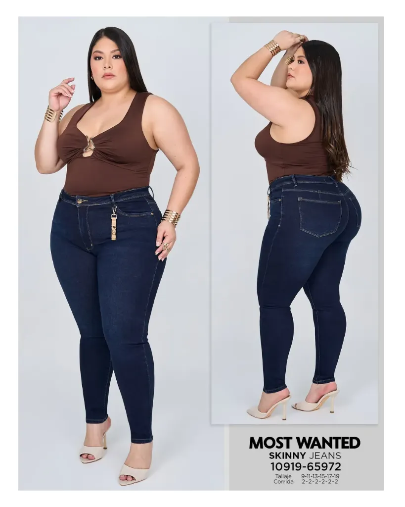 Jeans skinny plus mostwanted 65972