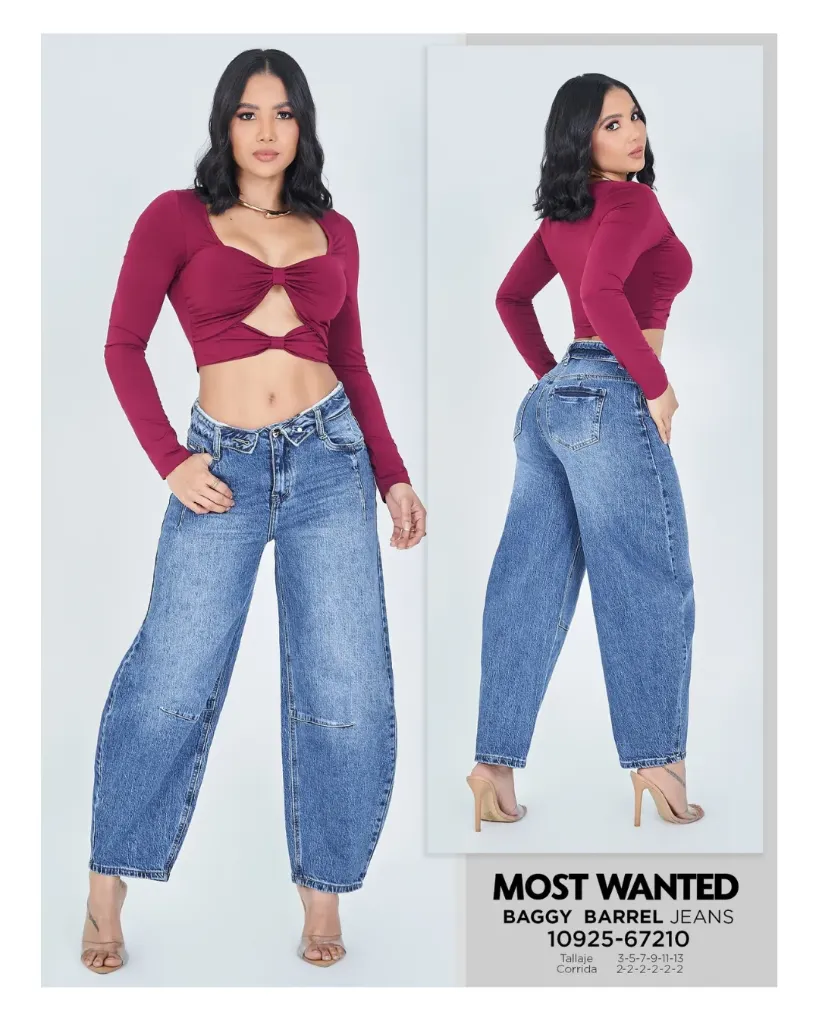 Jeans baggy barrel mostwanted 67210