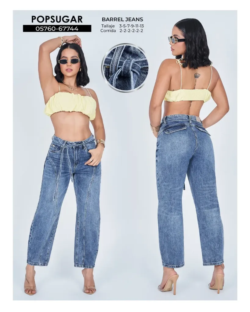 Jeans barrel popsugar ajustable 67744