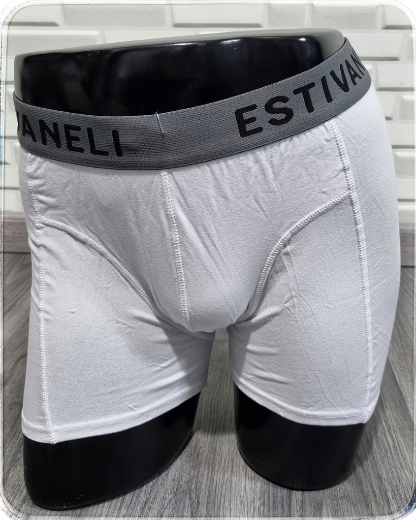 [BX001EBS] Boxer Estivaneli Bx001 (S, BLANCO)