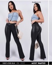 Pantalon de cuerina mostwanted 47591