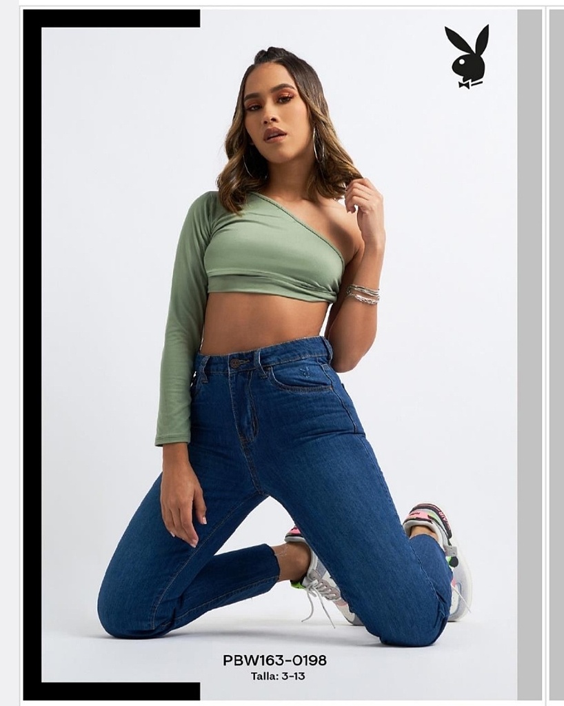 [JND0198PB3] Jeans dama play boy 0198 (3)