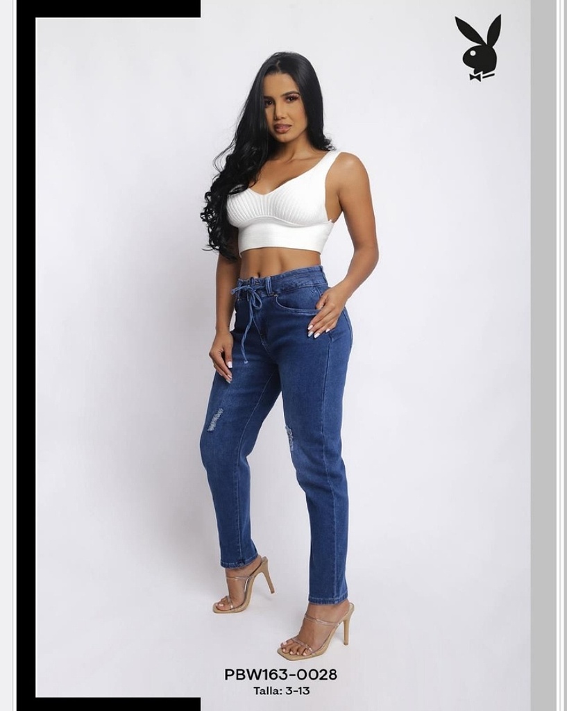 Jeans dama play boy 0028