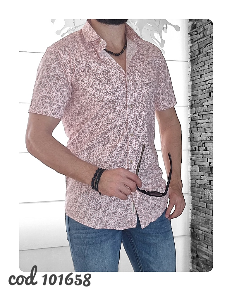 Camisa estivaneli m/c 101658