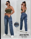 Jeans cargo de dama mostwanted 52083