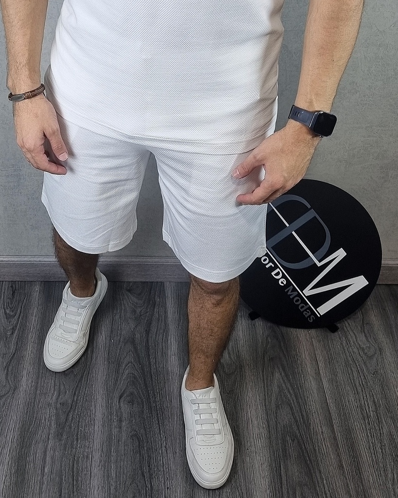 [SHE50758B30] Short comfort fit estivaneli sh50758 (30, BLANCO)