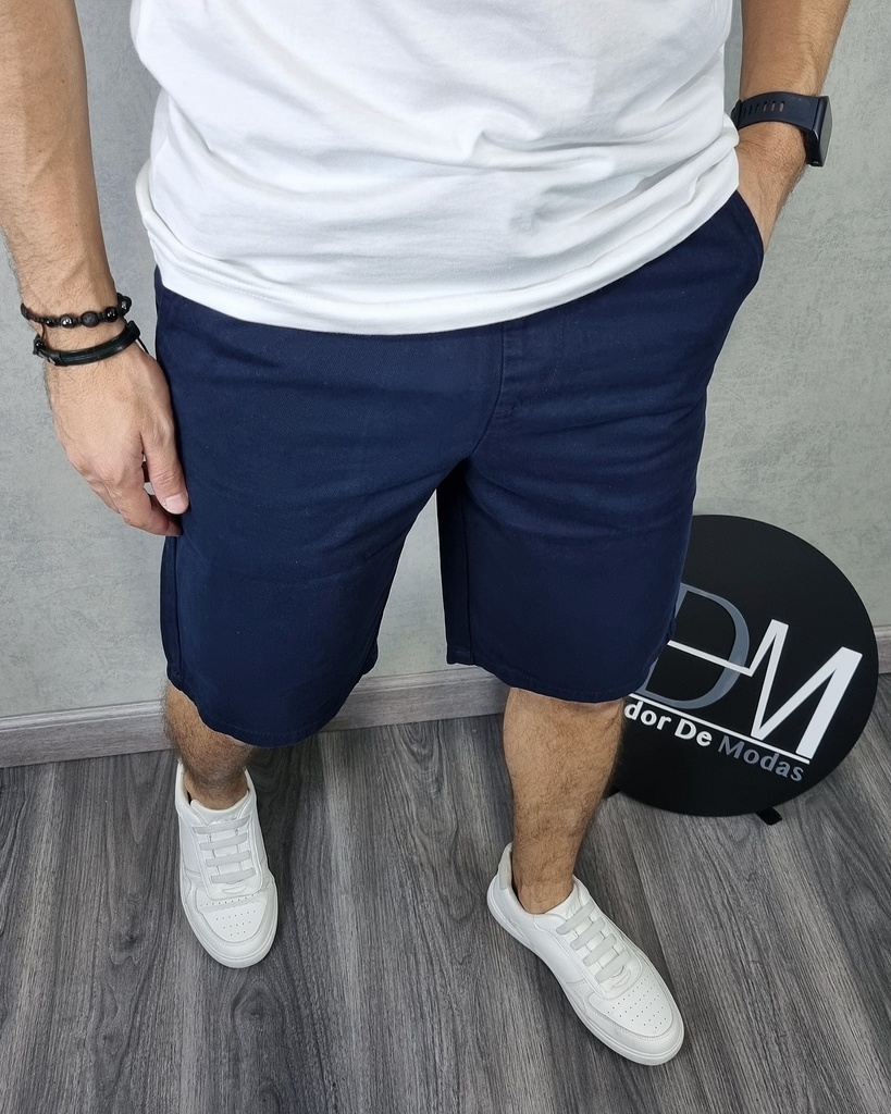 [BRE6034AM30] Bermuda regular fit estivaneli br6033 (30, AZUL MARINO)