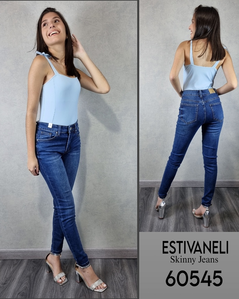 Jeans skinny estivaneli de dama 60545
