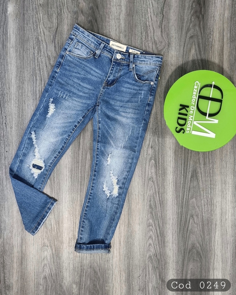 Jeans strecth estivaneli de niño jnn0249