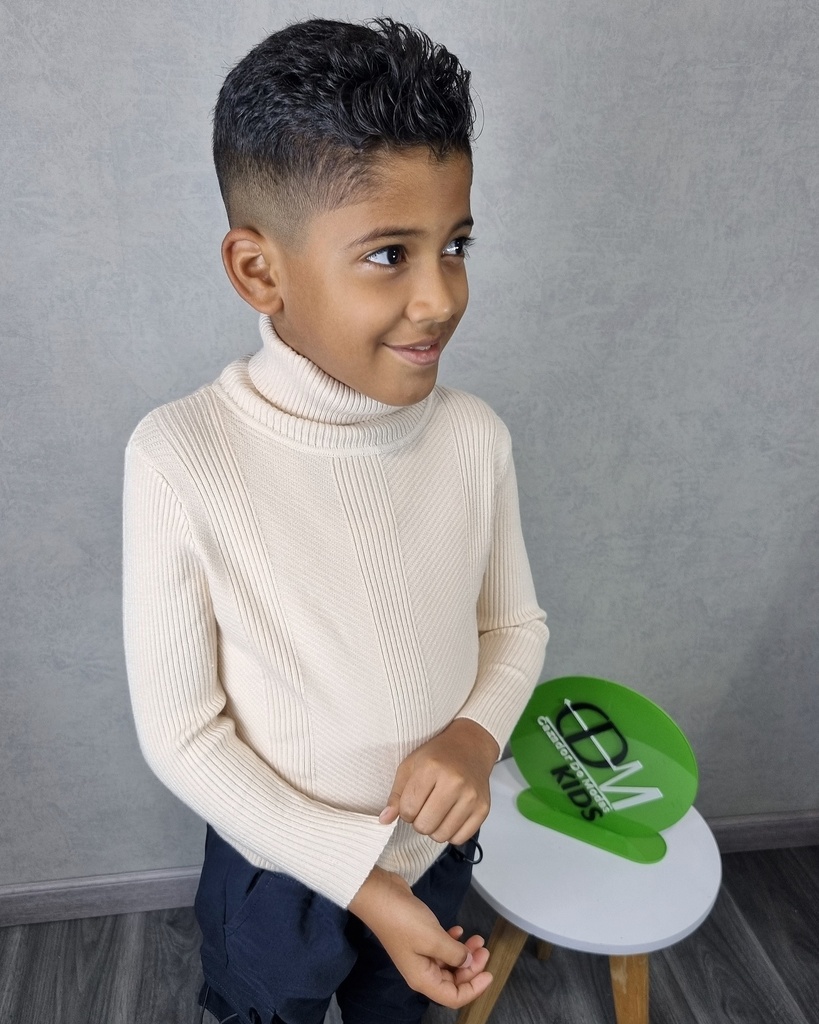 [SUNES247BM6] Sueter tejido estevani de niño sun247 (6, BEIGE MANI)