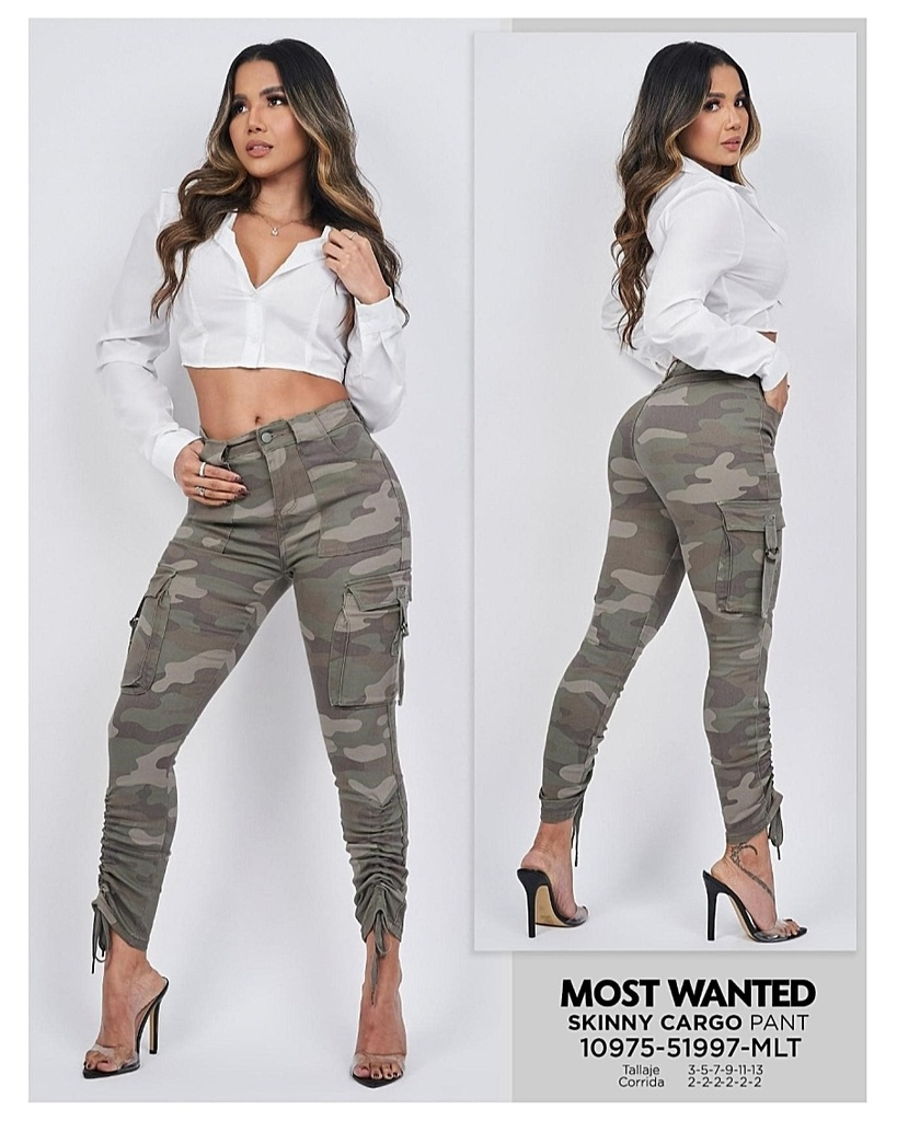 [PCD51997M3] Pantalon camuflajeado cargo mostwanted 51997 (3)