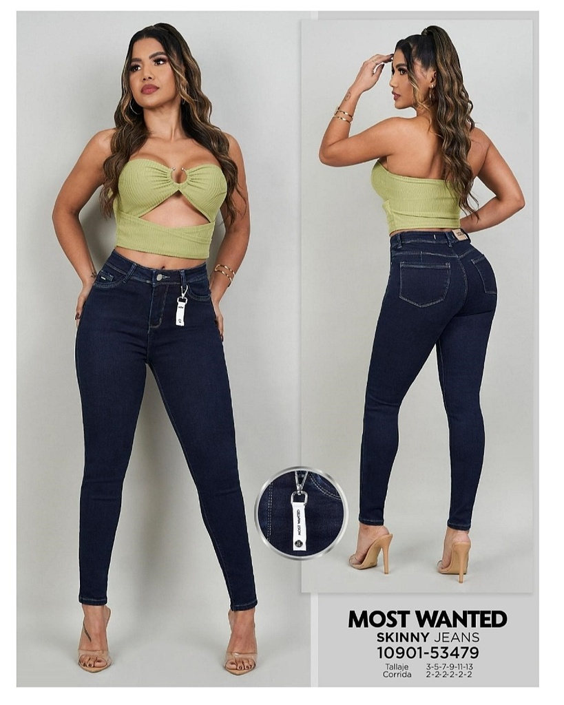 Jeans skinny mostwanted dama 53479
