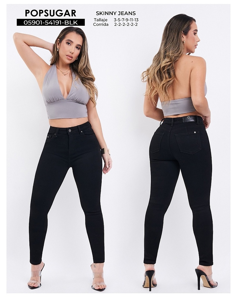 [JND54191P3] Jeans skinny popsugar dama 54191 (3)
