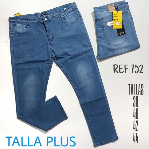 [JN752C] JEANS PLUS CALLE 8 752