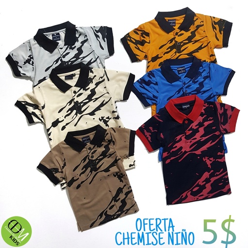 [CHN-MPJ001] CHEMISE NIÑO MPJ001