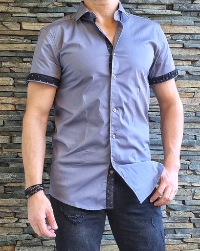 [C8860] CAMISA UNICOLOR ESTIVANELI 8860