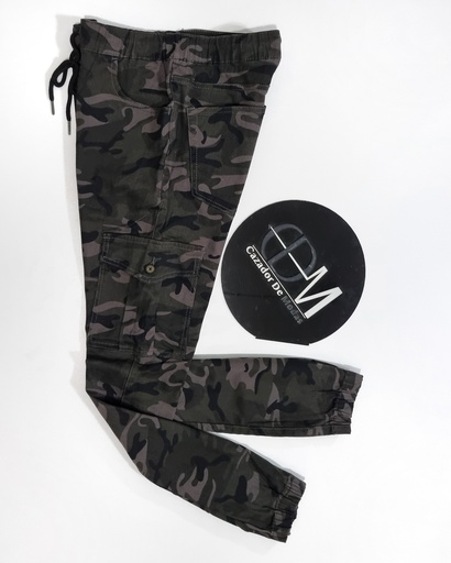 [JCB077C] JOGGER CAMUFLAJEADO CALLE8 CB-077