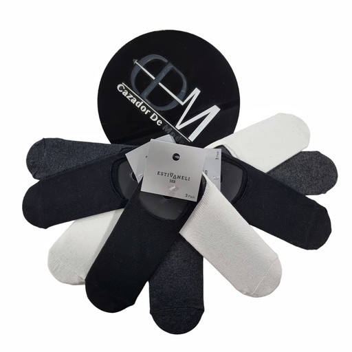 [MD27094E] Medias estivaneli (pqt de 3) 27094