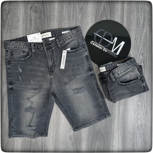 [BR100704E] Bermuda de jeans estivaneli 100704