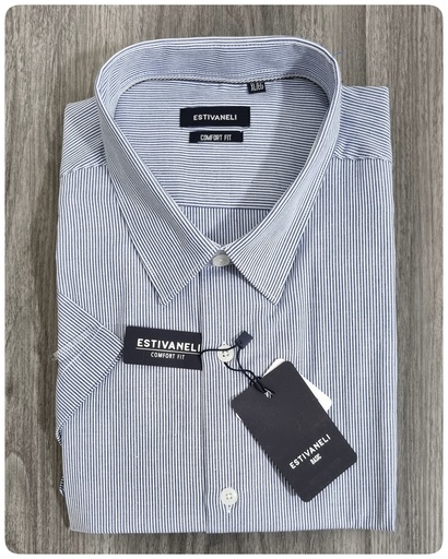 [CP101541E] Camisa plus estivaneli 101541