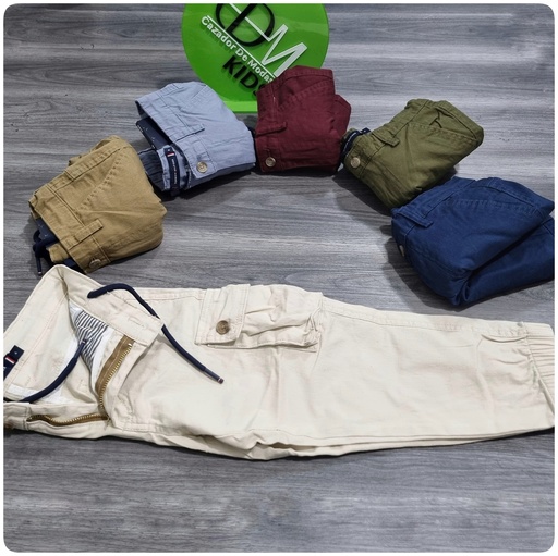 [NJ114878TM] Jogger cargo tomy niño 114878