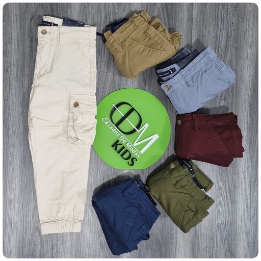 [NJ114875TM] Jogger cargo tomy niño 114875