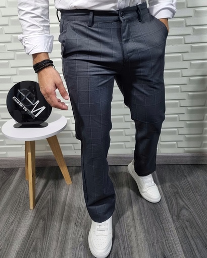 [PC29331E] Pantalon de cuadros estivaneli 29331